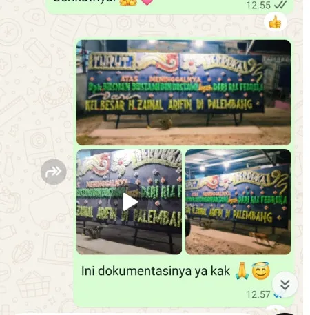 Pengiriman Papan Bunga Duka Dadap Juntinyuat