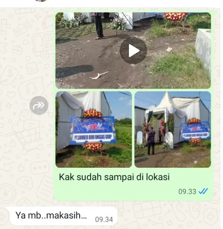 Pengiriman Karangan Bunga Dadap Juntinyuat