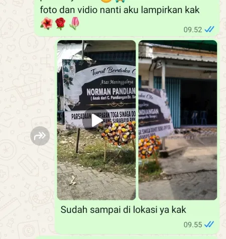 Pengiriman Karangan Bunga Dadap Juntinyuat